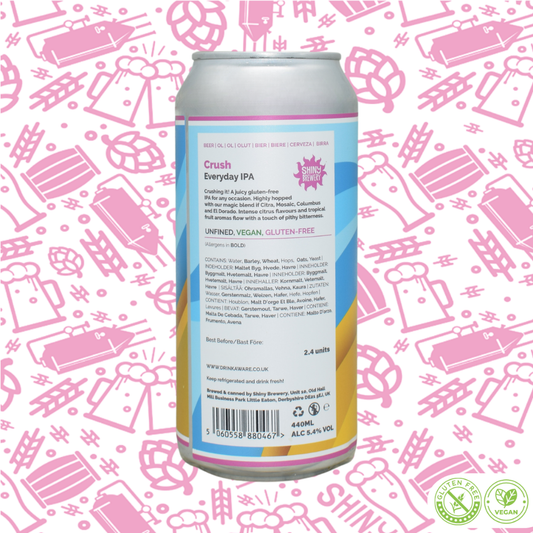Crush (Everyday IPA) 5.4% (GF)