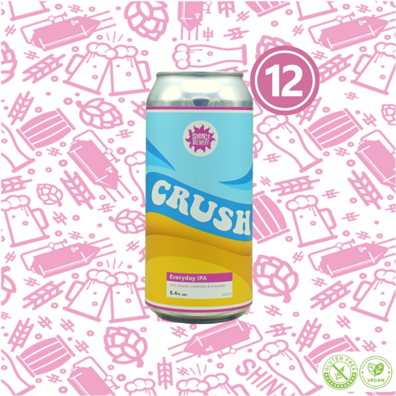 Crush (Everyday IPA) 5.4% Gluten Free 12 Can Box