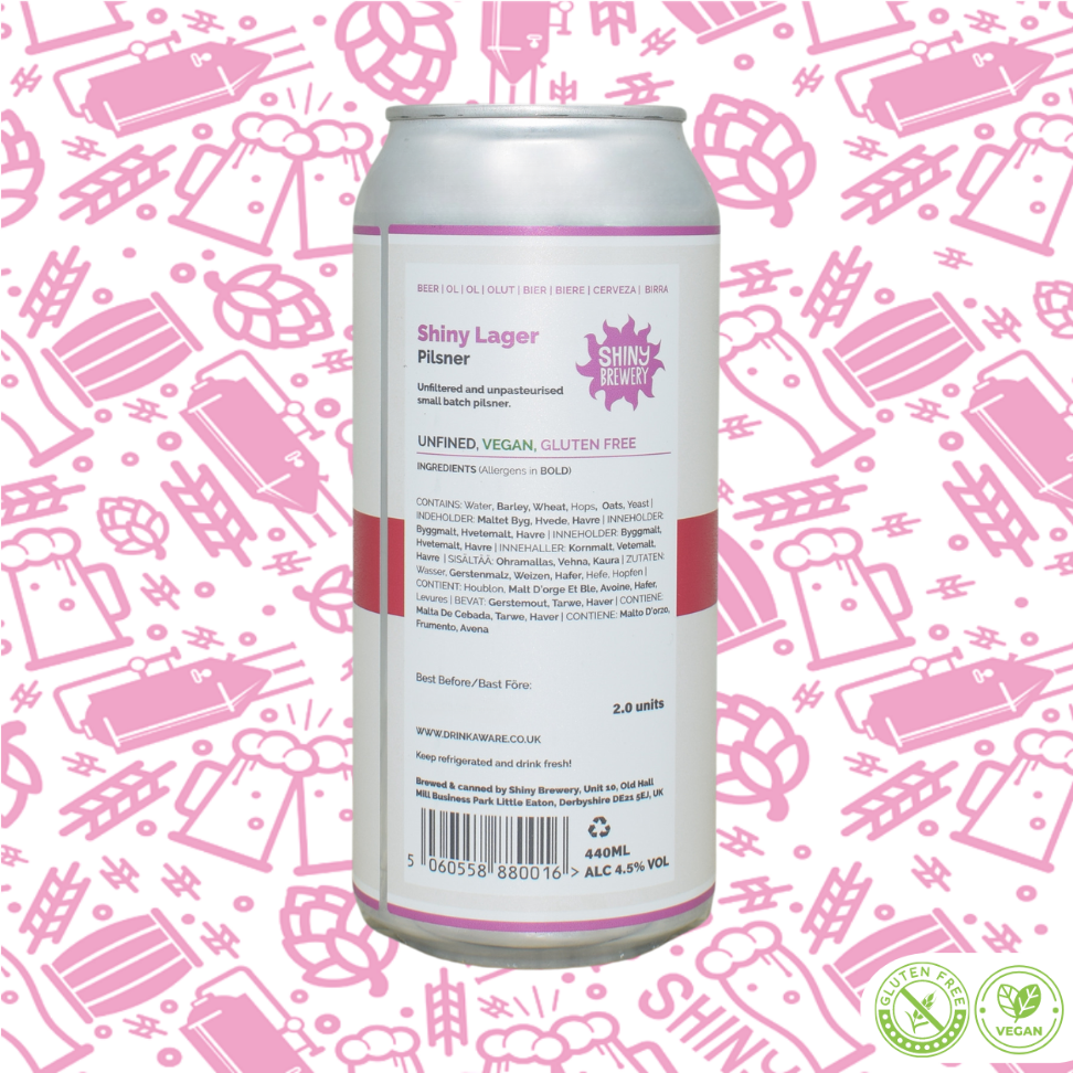 Shiny Lager 4.5% (GF)