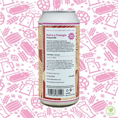 Red is a Triangle (Pretzel IPA) 5.5% *NEW*