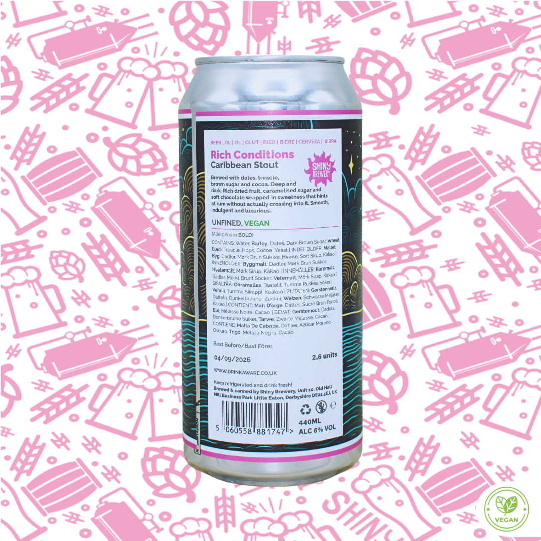 Rich Conditions (Caribbean Stout) 6.0% AVAILABLE 6TH MARCH