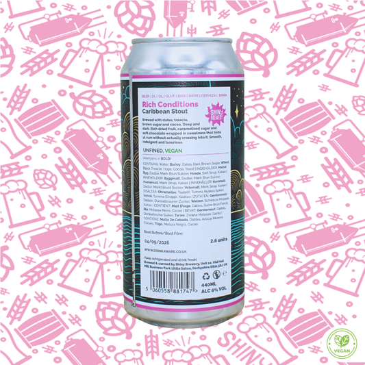 Rich Conditions (Caribbean Stout) 6.0% AVAILABLE 6TH MARCH