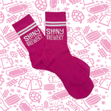 Shiny Brewery Pink Unisex Socks