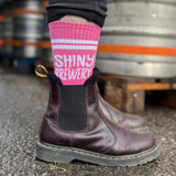 Shiny Brewery Pink Unisex Socks