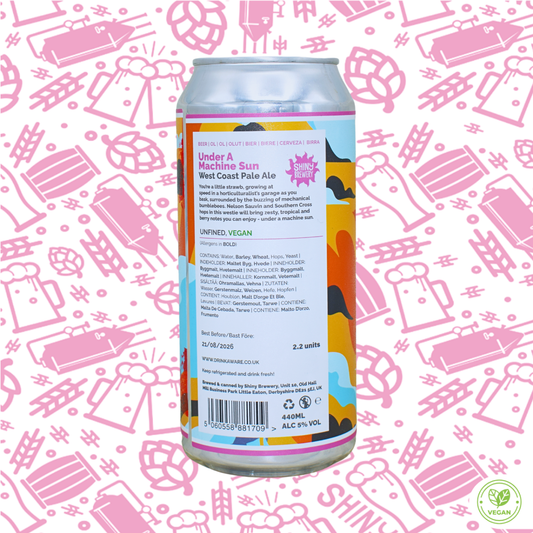 Under A Machine Sun (West Coast Pale) 5.0% AVAILABLE FEBRUARY 20TH