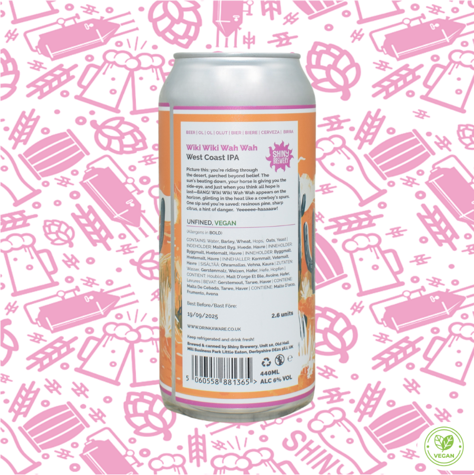 Wiki Wiki Wah Wah (West Coast IPA) 6.0%